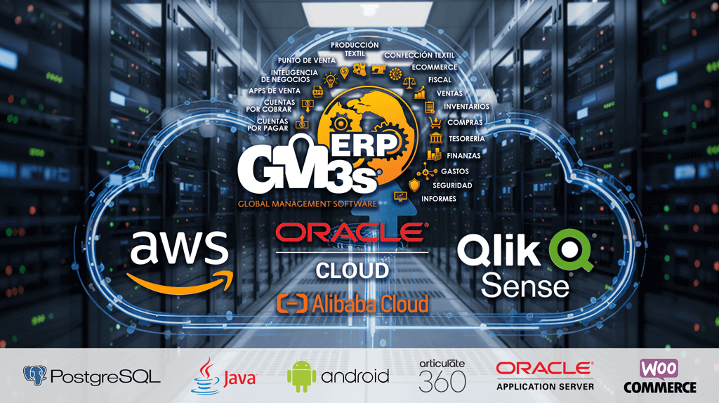 Infraestructura empresarial GM3s ERP Software