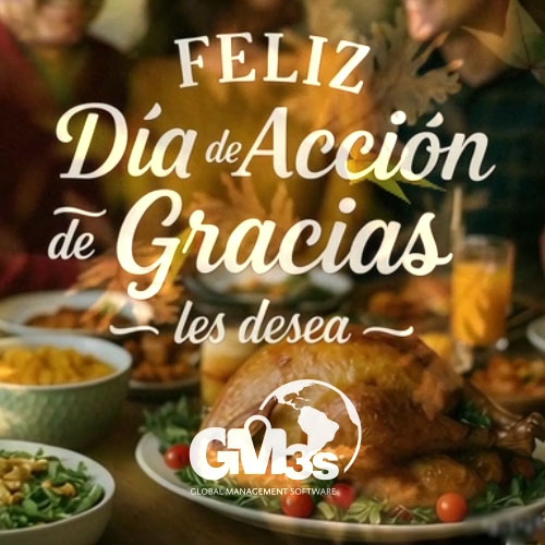 Gracias por confiar en GM3s Software | Día de Acción de Gracias 2025