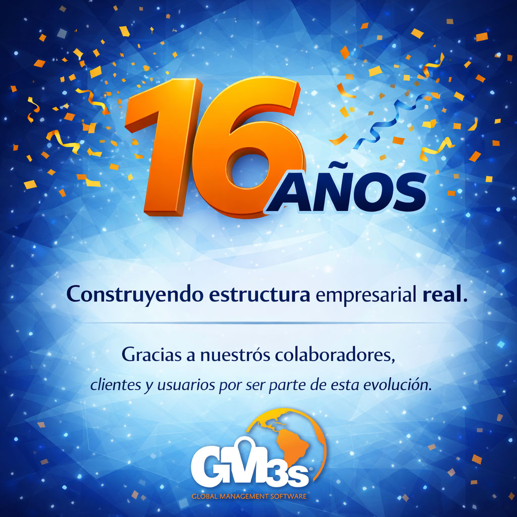 GM3s ERP Software: 16 años impulsando empresas 🚀